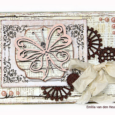 Vintage Card {Creative Embellishments}