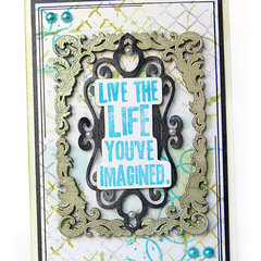 Mixed Media card {Creative Embellishments}