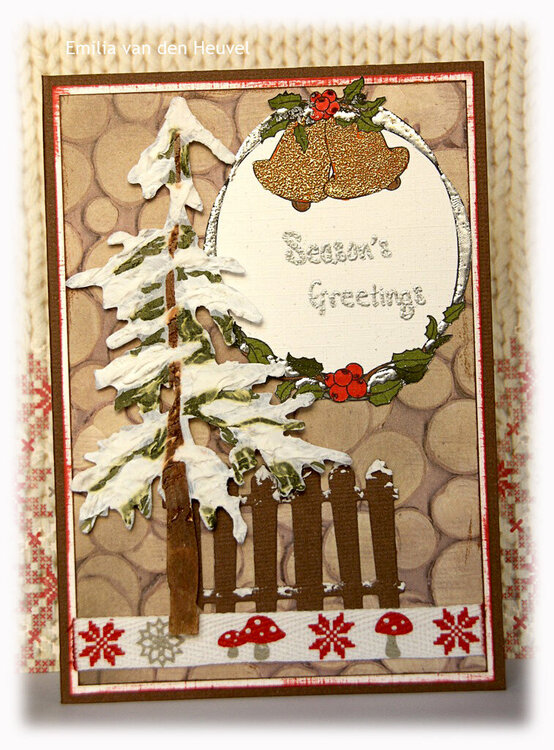 Christmas card I {DT work for PaperHaus Magazine}