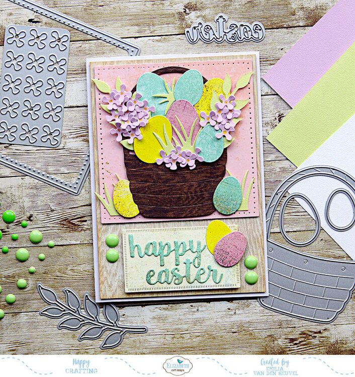 Easter card {Elizabeth Craft Designs}