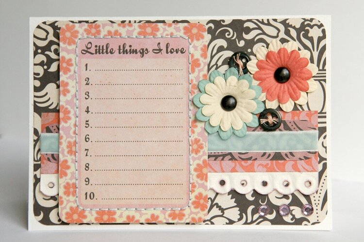 Little things I Love {Guest designer at ScrapDelight}