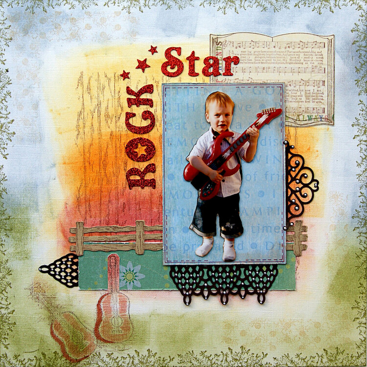 Rock Star {DT work for Heartfelt Creations}