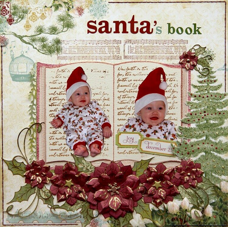 SANTA&#039;s book {Heartfelt Creations}