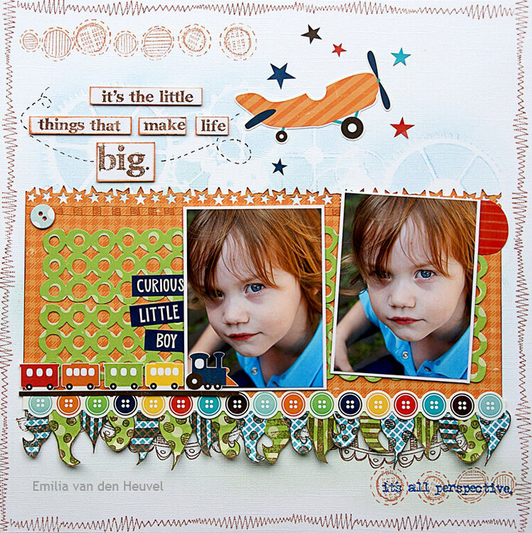It&#039;s the Little Things... {DT work for Scrapbook Challenges}