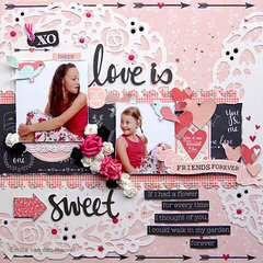 Love is Sweet {Kaisercraft & Merly Impressions}