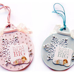 Cute Christmas Baubles {Kaisercraft & Merly Impressions}