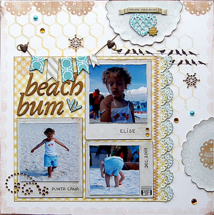 Beach Bum {PaperHaus Magazine DT}