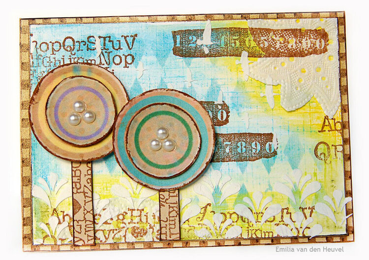 Mixed-media card {Susan K. Weckesser}