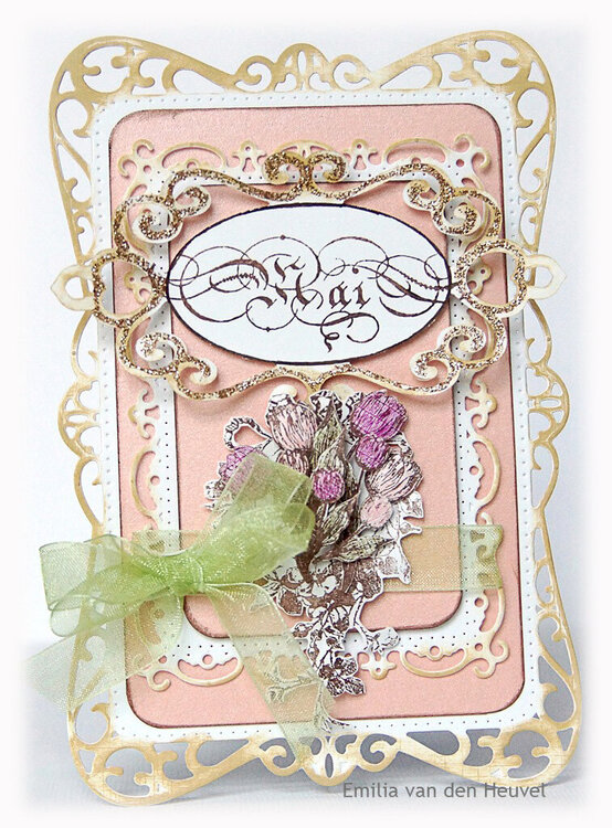 French Months Card &quot;Mai&quot; {Something Tattered}