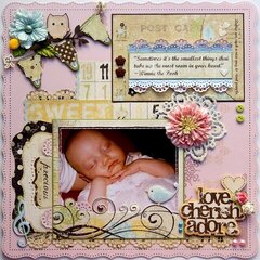 The Smallest Things {DT work for Scrapbook Challenges}
