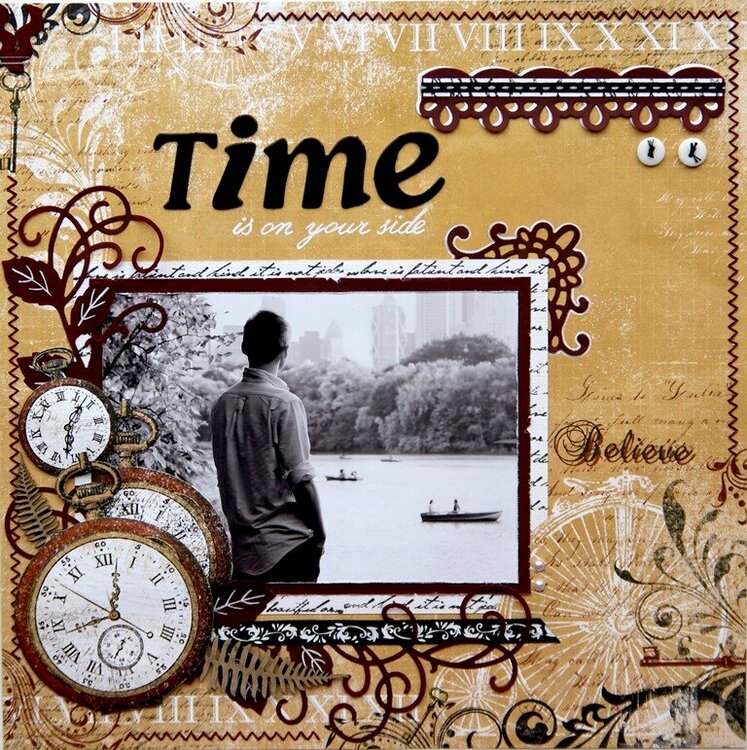 TIME is on your side {DT work for Heartfelt Creations}
