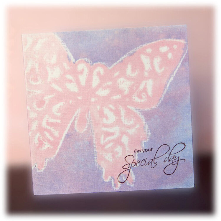 Butterfly Card {Tattered Angels}