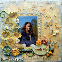 Smiles 'n Butterflies {DT work for Sketchabilities}