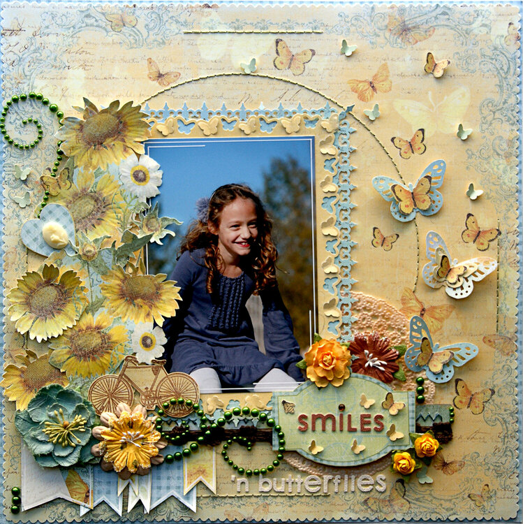 Smiles &#039;n Butterflies {DT work for Sketchabilities}