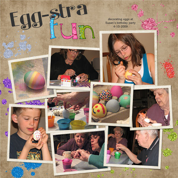 decorating easter eggs