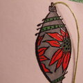 Heat Embossed & Colored in Ornament (stamp image)