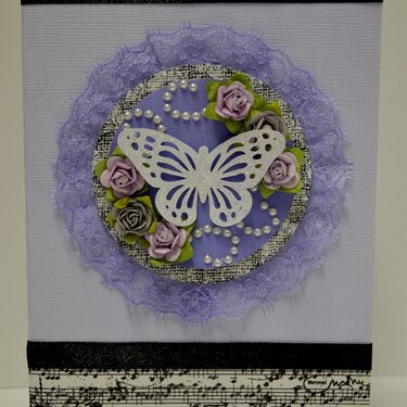 Swirlydoos Kit Club, Ultimate Designer Challenge. Week 1 - Butterfly Card