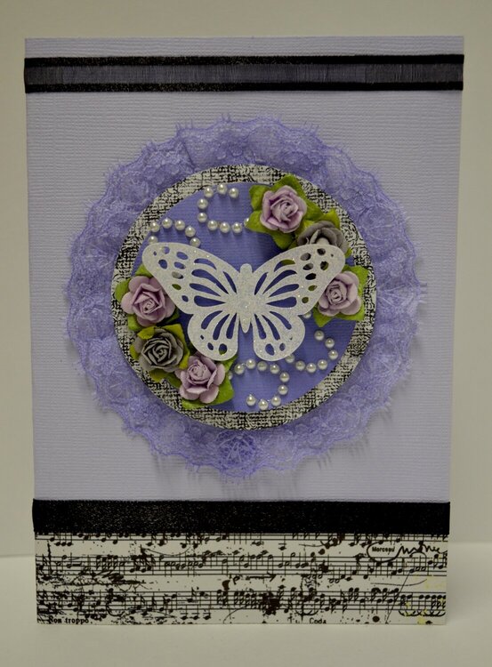 Swirlydoos Kit Club, Ultimate Designer Challenge. Week 1 - Butterfly Card