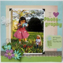 I Love Photography - American Girl Doll Layout