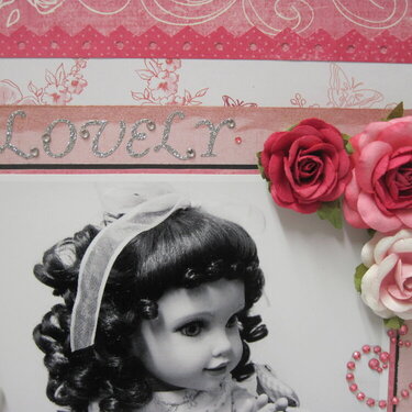 Lovely Elsie - Spring Splurge &quot;PINK Challenge&quot; Layout - Details