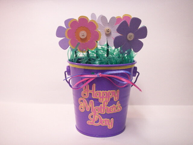 Happy Mother&#039;s Day Flower Bucket