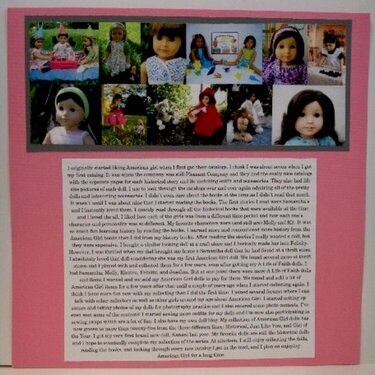 NSD &quot;Write A Book&quot; Challenge Layout - American Girl