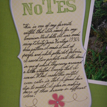 NSD &quot;A Handwritten Note&quot; Challenge Layout - Journaling