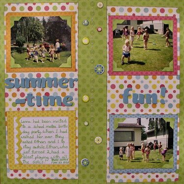 Circle Challenge - Summertime Fun!