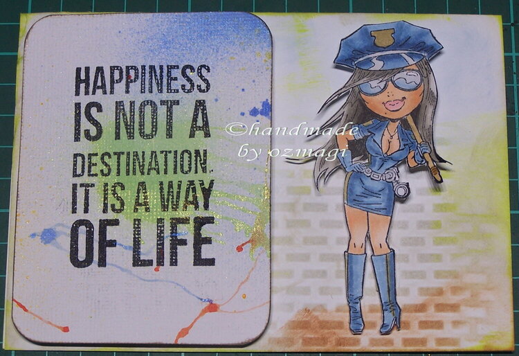 happiness is not a ....