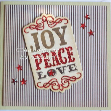 joy , peace , love