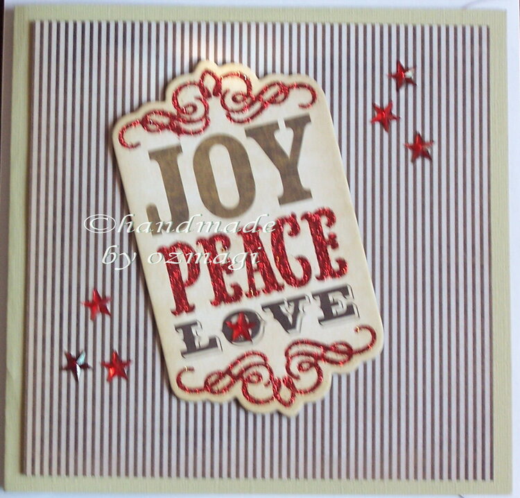 joy , peace , love