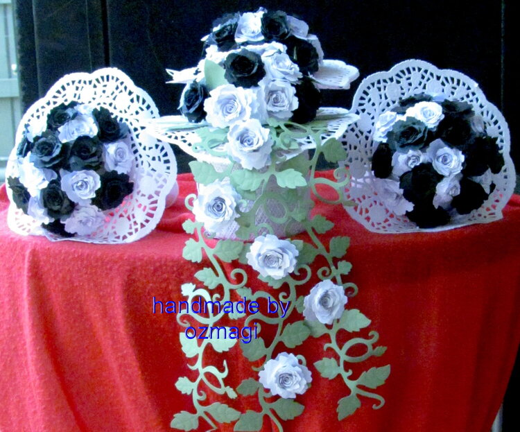 wedding flower bunches