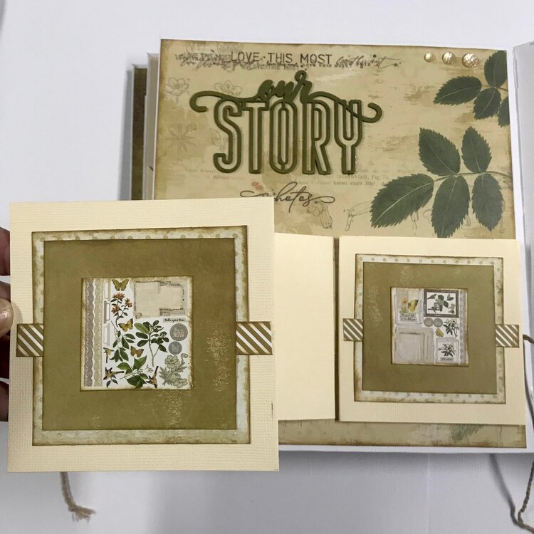 9&quot; x 10&quot; Album #4 using 49 and Market Vintage Artistry Everyday Collection