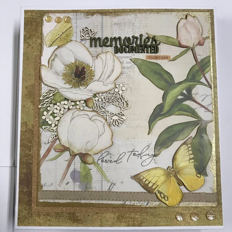 9&quot; x 10&quot; Album #4 using 49 and Market Vintage Artistry Everyday Collection