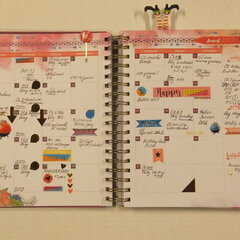 Paper House Live Bold 18 month Agenda Calendar Planner