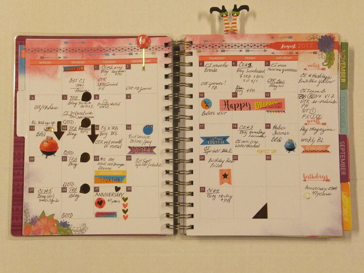 Paper House Live Bold 18 month Agenda Calendar Planner