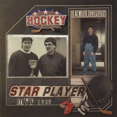 Hockey.. star player