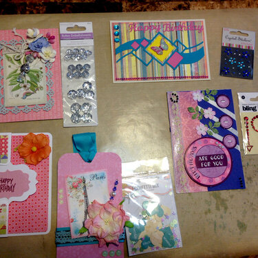 Birthday Cards I received