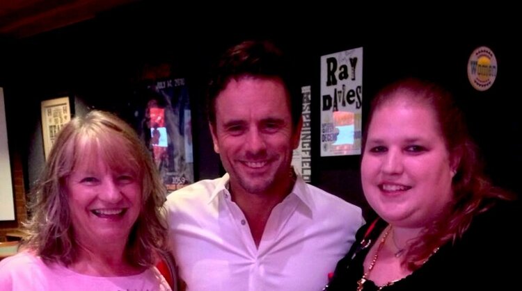 Tammy and I with Chip Esten / Deacon of Nashville