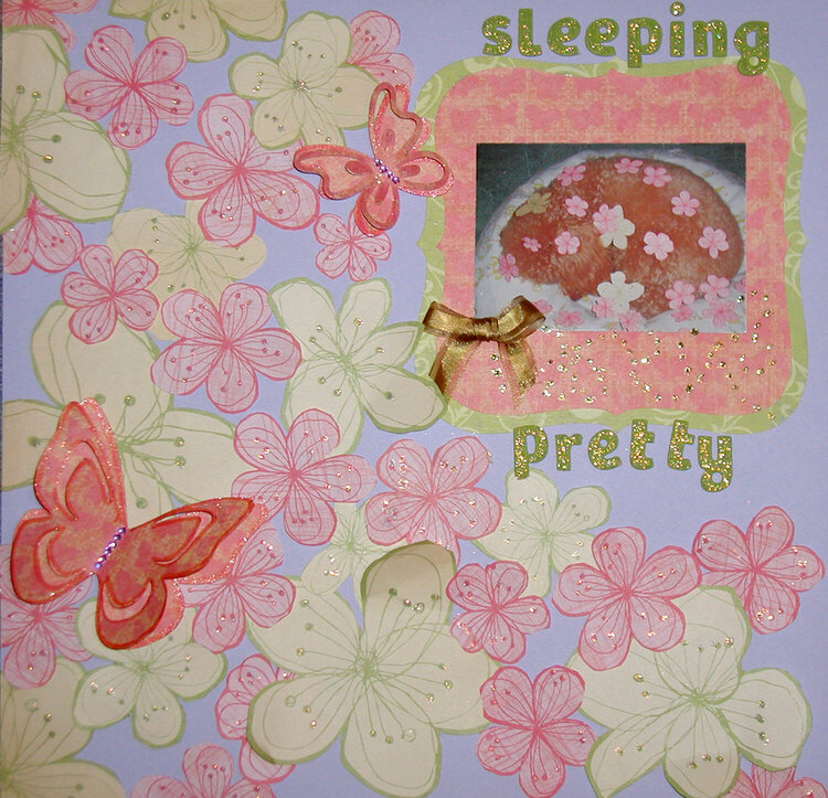 Sleeping Pretty - October Ugly Paper Challenge