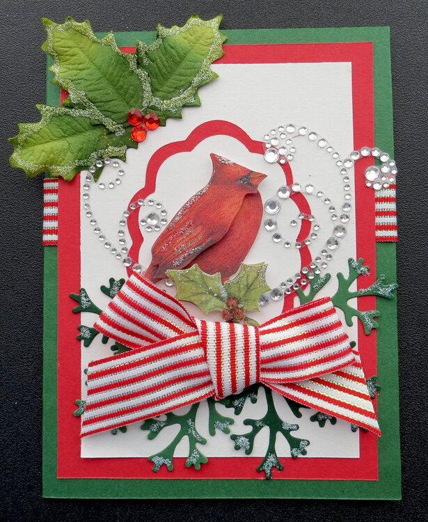 Red Bird Christmas Card