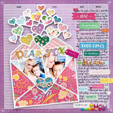 Love Letter Layout by Paige Evans