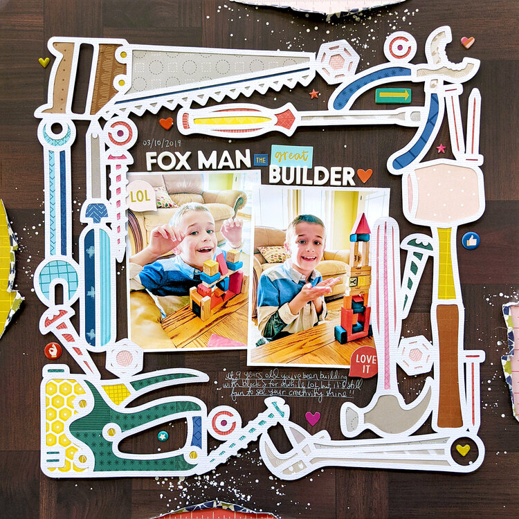 Tools Frame Layout by Paige Evans
