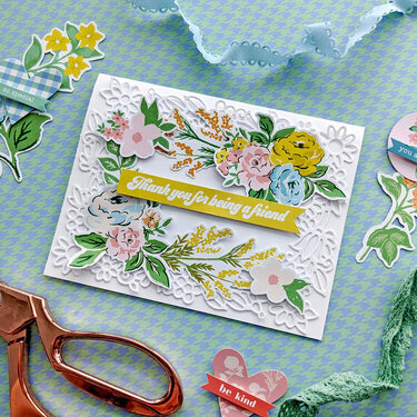 Thank You for Being a Friend Card by Paige Evans