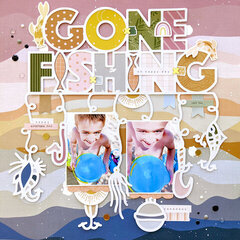 Gone Fishing Layout by Paige Evans