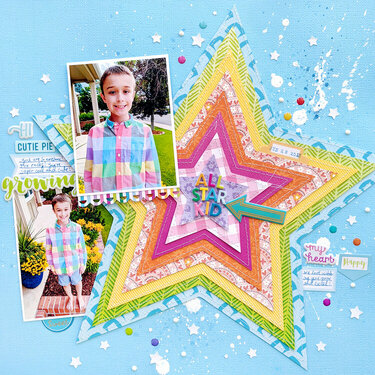 All Star Kid Layout by Paige Evans