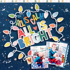 All is Bright Layout by Paige Evans