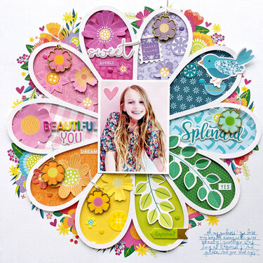 Beautiful You Layout by Paige Evans