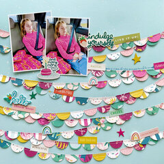 Birthday Banners Layout by Paige Evans