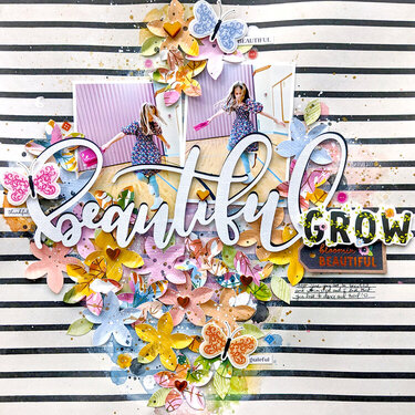 Bloomin&#039; Beautiful Layout by Paige Evans